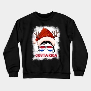 Costa Rica girl, Costa Rican Christmas gift , Regalo Navidad Costa Rica Crewneck Sweatshirt